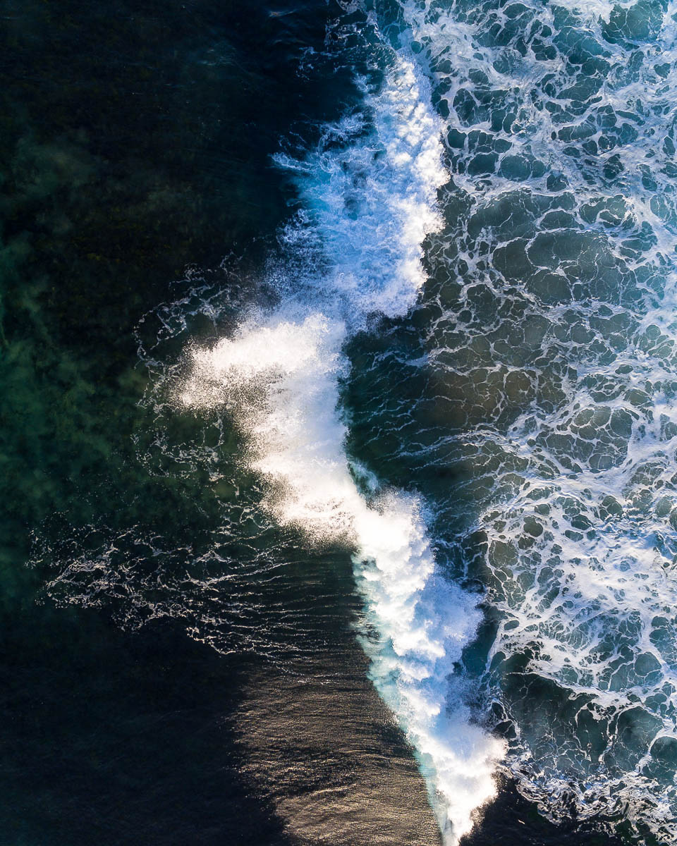 Ocean Abstracts | Central Coast Drones